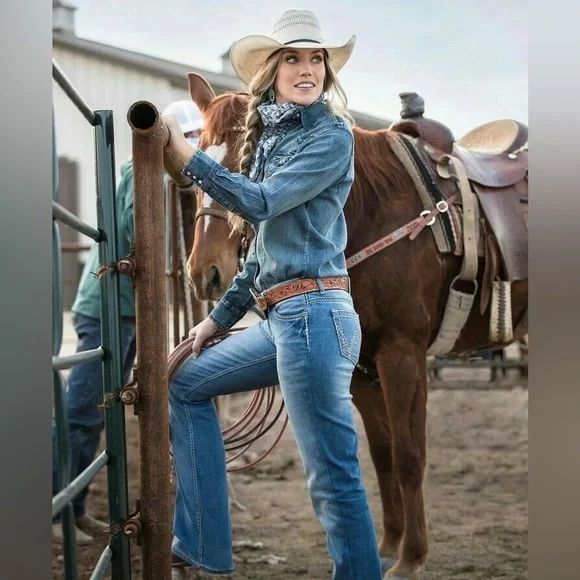 Get ready to Rodeo! Wrangler women’s premium jeans - Picture 3 of 7